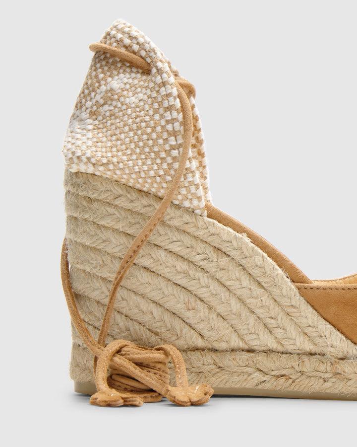 Castañer Calzado de Mujer estilo Pala Talon con Cuña de 9cm de altura | Castañer Ventas relámpago
