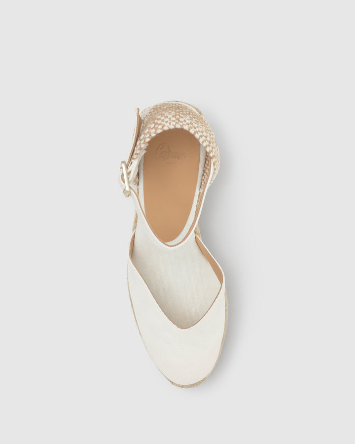 Castañer Calzado de Mujer estilo Pala Talon con Cuña de 11cm de altura | Castañer En oferta