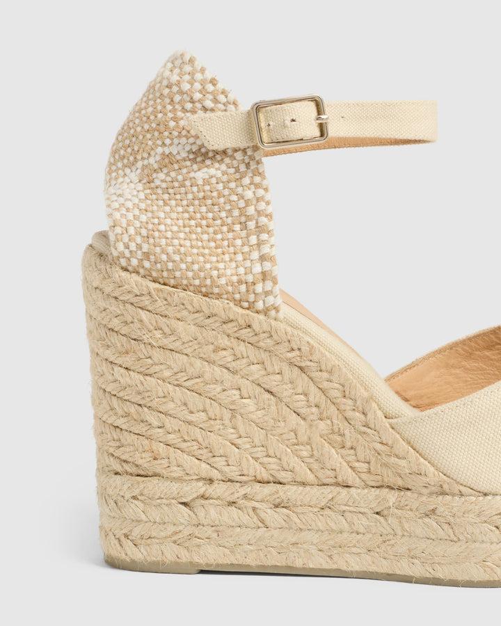 Castañer CASTAÑER ALPARGATAS CUÑA CHIARITA IVORY MUJER – Castañer Grandes ahorros