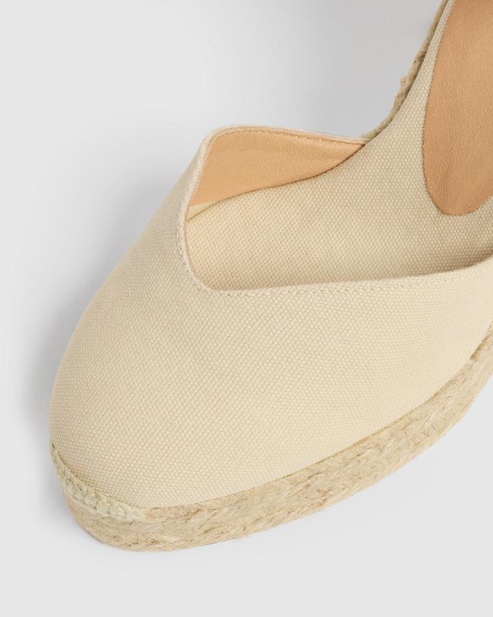 Castañer CASTAÑER ALPARGATAS CUÑA CHIARITA IVORY MUJER – Castañer Grandes ahorros