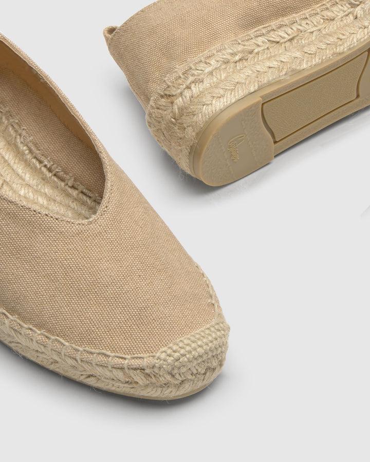 Castañer Alpargata de Mujer estilo Bailarina con Plana de 2cm de altura | Castañer Outlet