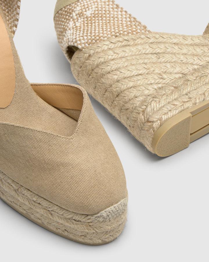 Castañer Calzado de Mujer estilo Pala Talon con Cuña de 11cm de altura | Castañer Outlet online
