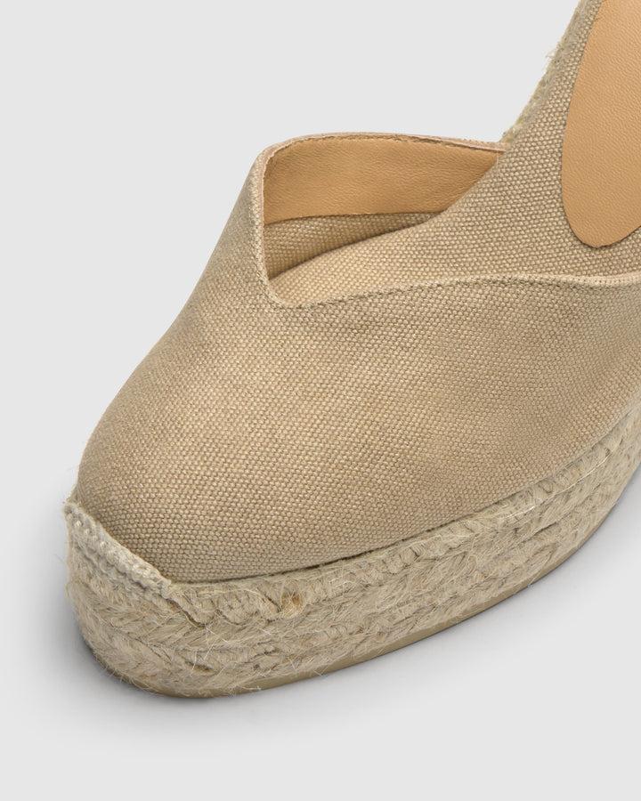 Castañer Calzado de Mujer estilo Pala Talon con Cuña de 11cm de altura | Castañer Outlet online