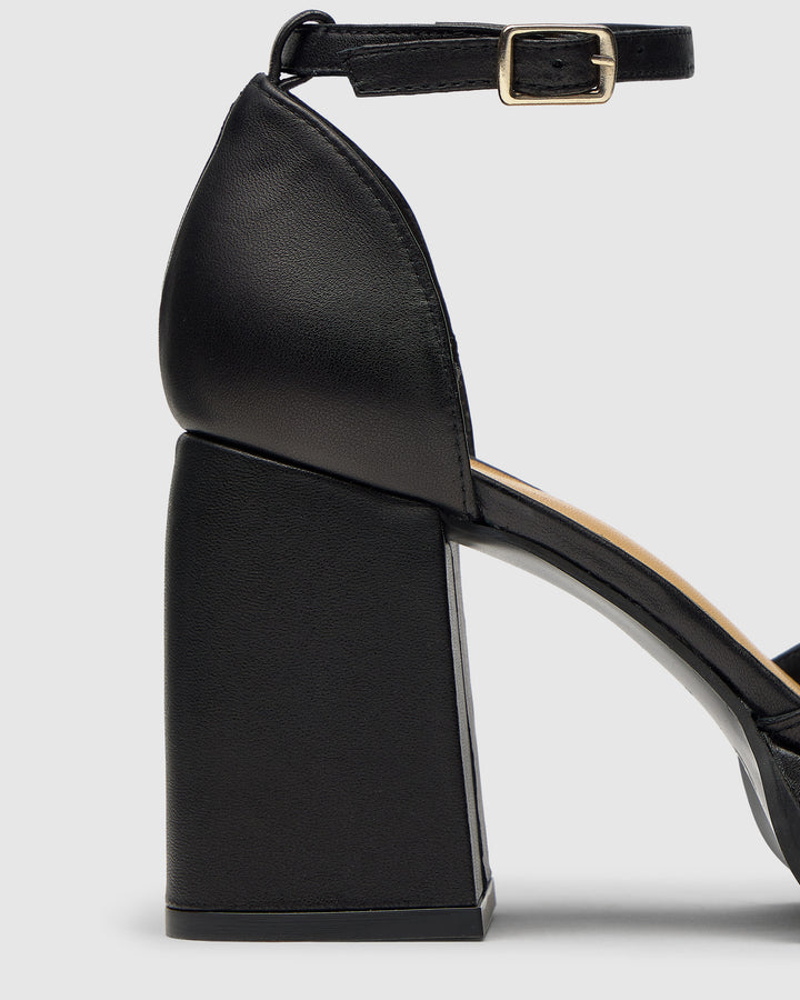 Castañer CASTAÑER | Tacón Cerrada Napa NEGRO VARLOT STUDS/250 – Castañer Rebajas