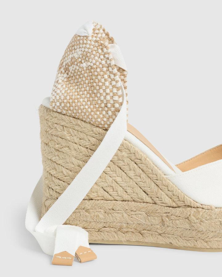 Castañer CASTAÑER ALPARGATAS CUÑA CHIARA BLANCO MUJER – Castañer Envío internacional gratuito