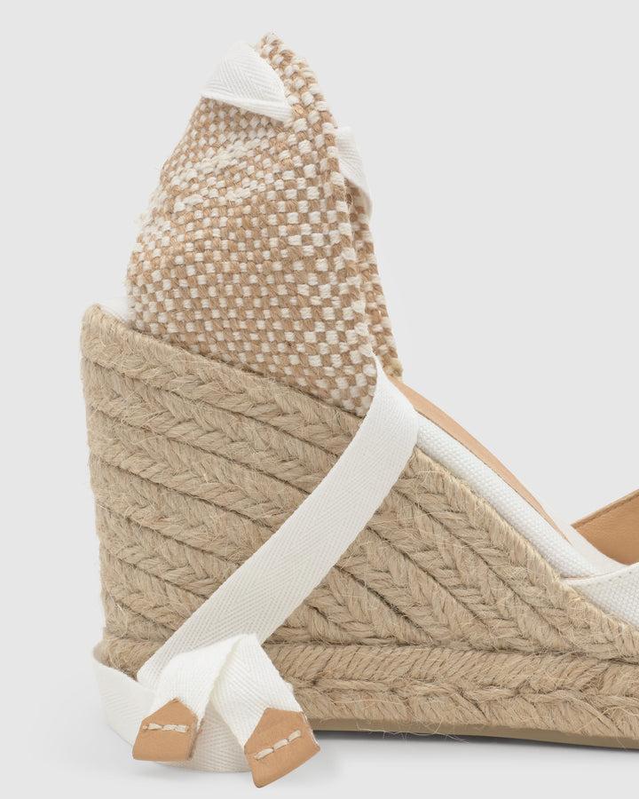 Castañer Calzado de Mujer estilo Pala Talon con Cuña de 9cm de altura | Castañer Tienda de fábrica