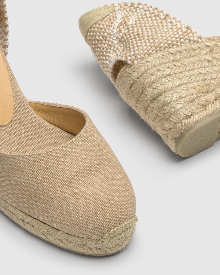 Castañer Calzado de Mujer estilo Pala Talon con Cuña de 7cm de altura | Castañer Precios de Black Friday