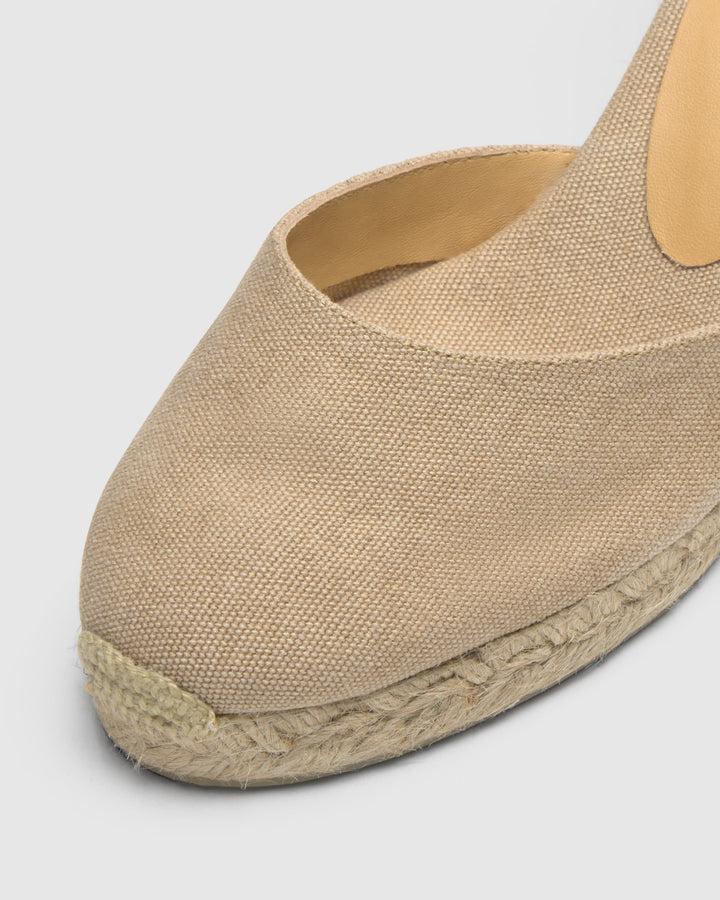 Castañer Calzado de Mujer estilo Pala Talon con Cuña de 7cm de altura | Castañer Precios de Black Friday