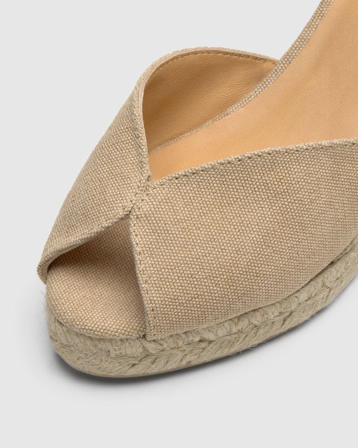 Castañer Calzado de Mujer estilo Sandalia con Cuña de 7cm de altura | Castañer En oferta