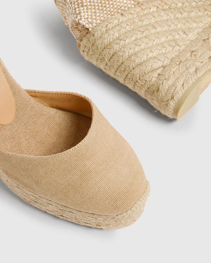 Castañer CASTAÑER ALPARGATAS CUÑA CARINA SAND MUJER – Castañer Libre de impuestos
