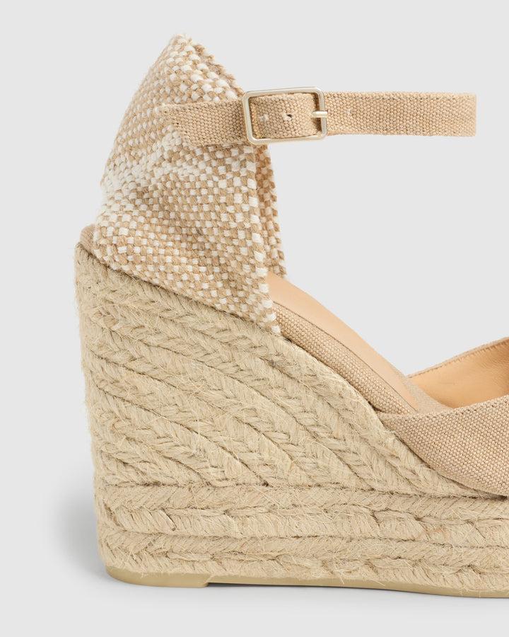 Castañer ALPARGATA CAROL PALA TALON SAND CUÑA MUJER | CASTAÑER – Castañer Oferta exclusiva