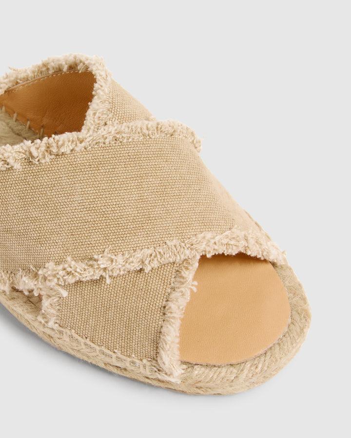 Castañer CASTAÑER SANDALIAS PLANAS PALMERA SAND MUJER – Castañer Descuento por venta flash