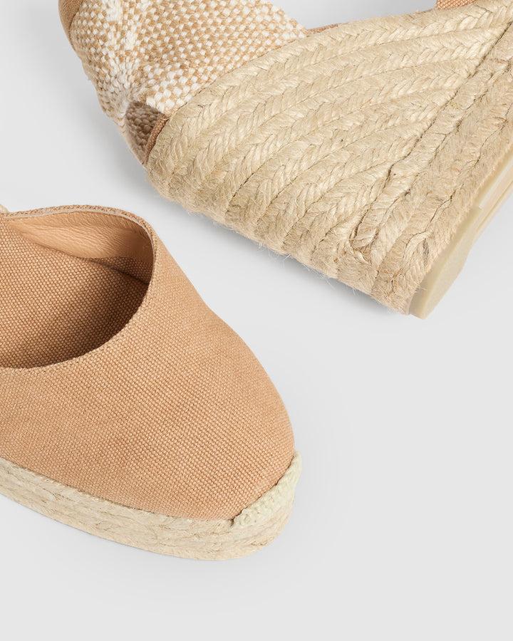 Castañer ALPARGATA CARINA PALA TALON TOSTADO CUÑA MUJER | CASTAÑER – Castañer Ofertas de temporada