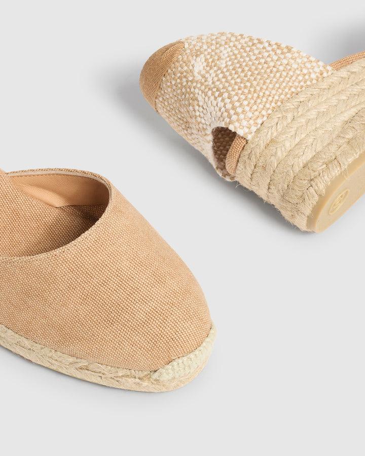 Castañer ALPARGATA CARINA PALA TALON TOSTADO CUÑA MUJER | CASTAÑER – Castañer Grandes ahorros