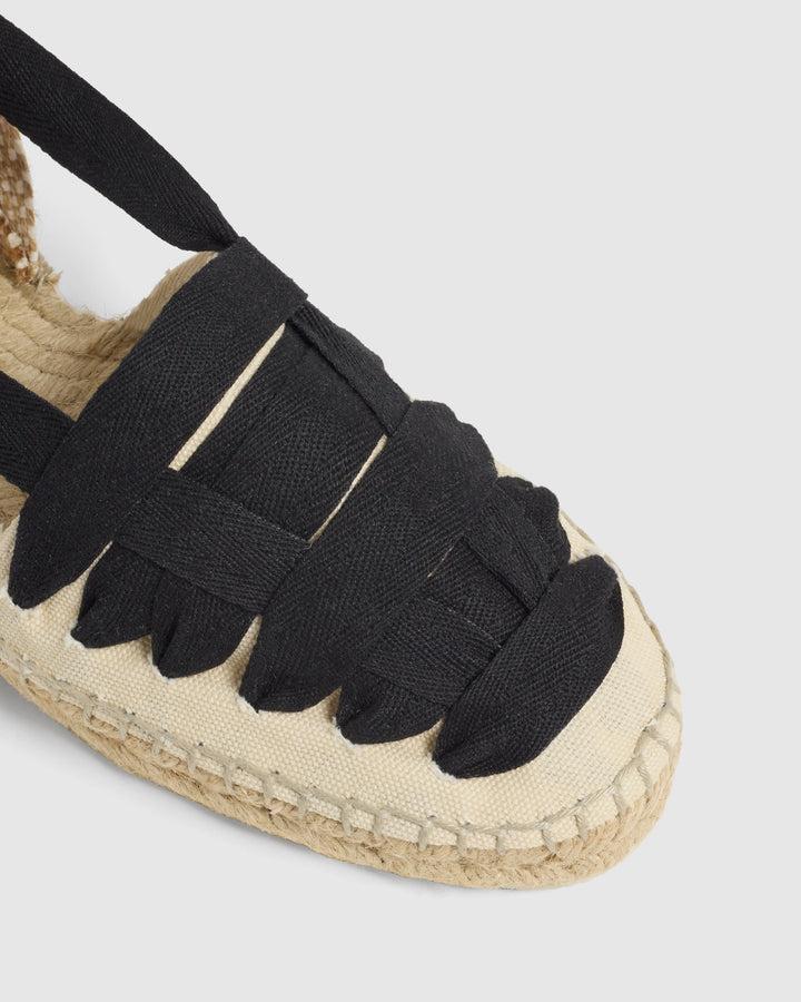 Castañer CASTAÑER | Alpargatas embetadas Jean en algodón orgánico y cierre mediante lazada. – Castañer Rebajas