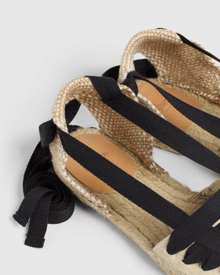 Castañer CASTAÑER | Alpargatas embetadas Jean en algodón orgánico y cierre mediante lazada. – Castañer Rebajas