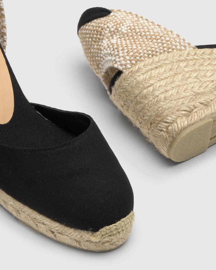 Castañer Calzado de Mujer estilo Pala Talon con Cuña de 7cm de altura | Castañer Gran oferta