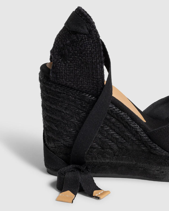 Castañer CASTAÑER ALPARGATAS CUÑA CHIARA NEGRO MUJER – Castañer Mejor oferta