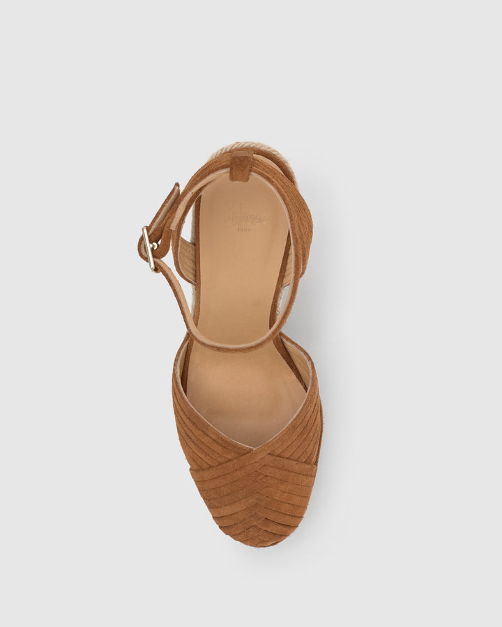 Castañer Calzado de Mujer estilo Pala Talon con Cuña de 13cm de altura | Castañer COMPRAR AHORA