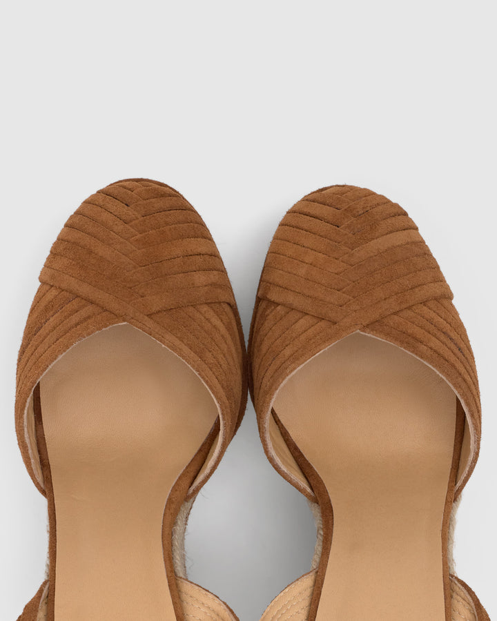 Castañer Calzado de Mujer estilo Pala Talon con Cuña de 13cm de altura | Castañer COMPRAR AHORA