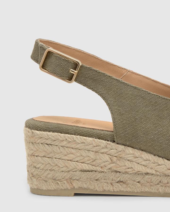 Castañer Calzado de Mujer estilo Peep Toe con Cuña de 5cm de altura | Castañer Precios de Black Friday