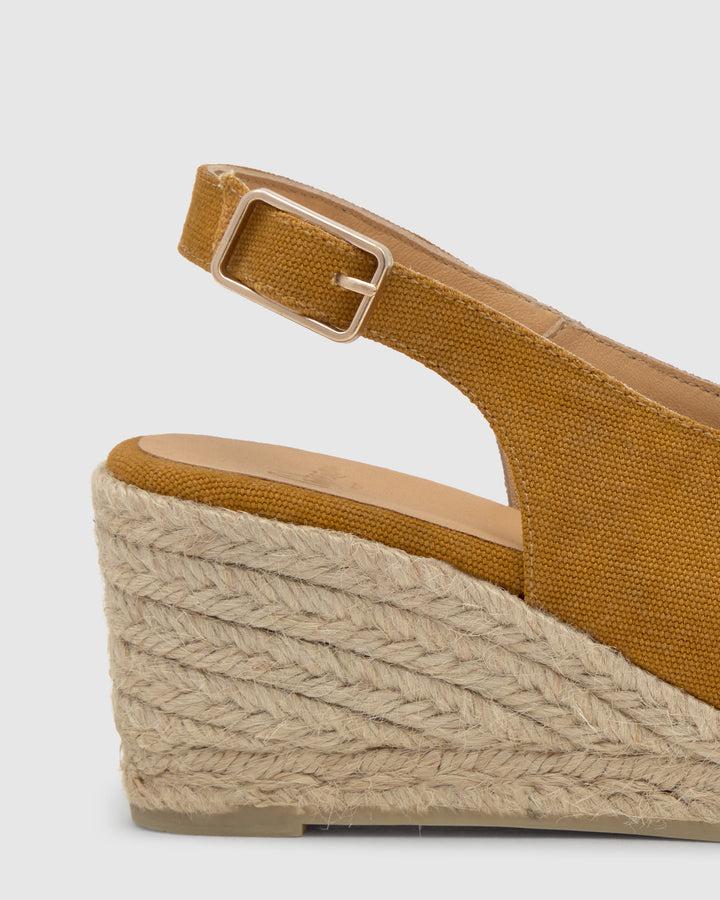 Castañer Calzado de Mujer estilo Peep Toe con Cuña de 7cm de altura | Castañer Libre de impuestos