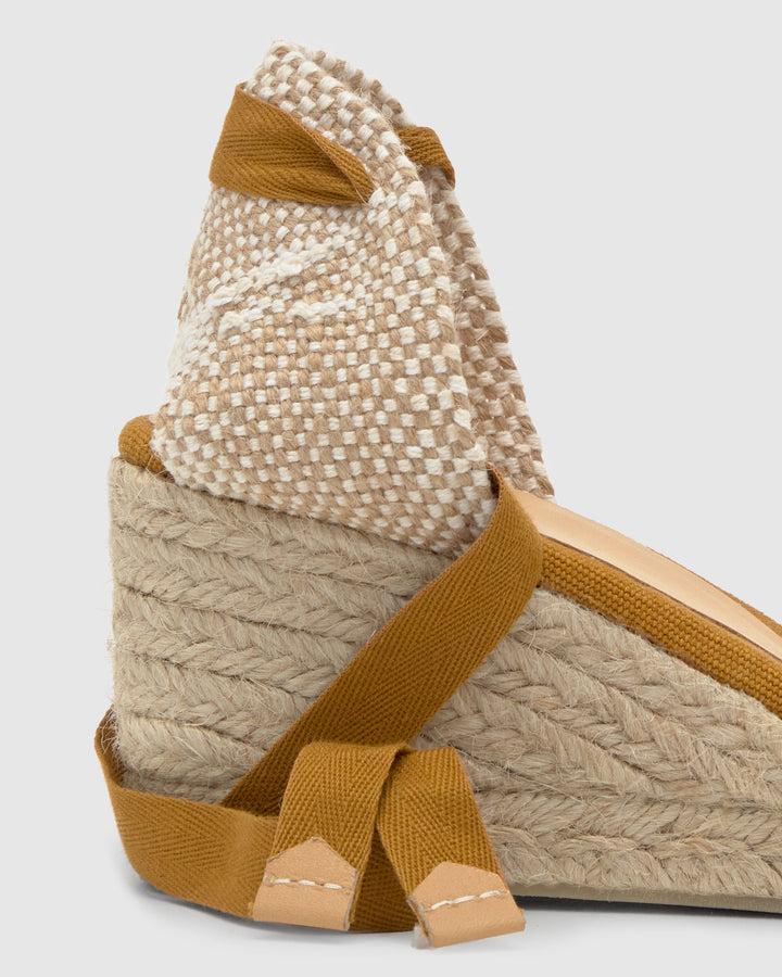 Castañer Calzado de Mujer estilo Pala Talon con Cuña de 7cm de altura | Castañer Oferta exclusiva