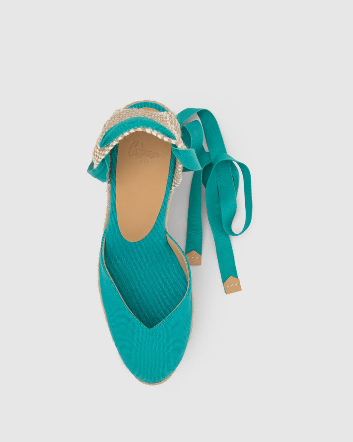 Castañer Calzado de Mujer estilo Pala Talon con Cuña de 11cm de altura | Castañer Última moda