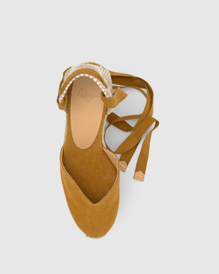 Castañer Calzado de Mujer estilo Pala Talon con Cuña de 11cm de altura | Castañer Descuento por venta flash