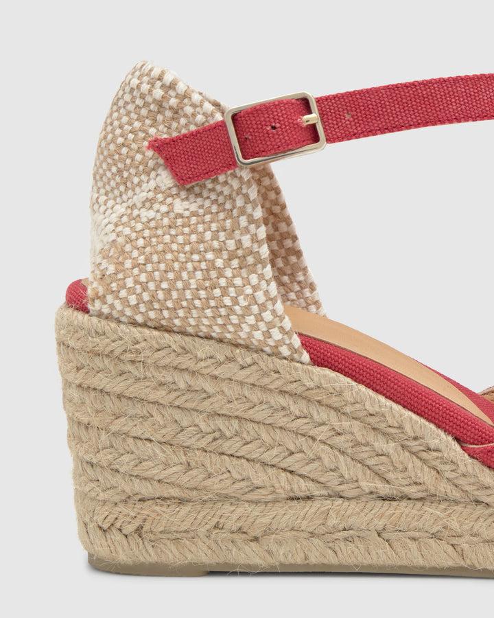 Castañer Alpargata de Mujer estilo Pala Talon con Cuña de 7cm de altura | Castañer Ofertas de temporada