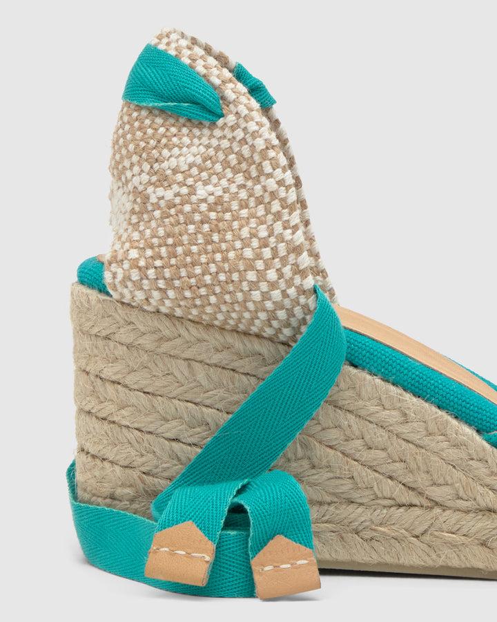 Castañer Calzado de Mujer estilo Pala Talon con Cuña de 7cm de altura | Castañer Ofertas especiales