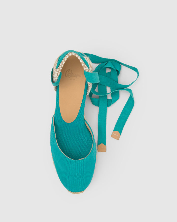 Castañer Calzado de Mujer estilo Pala Talon con Cuña de 7cm de altura | Castañer Ofertas especiales