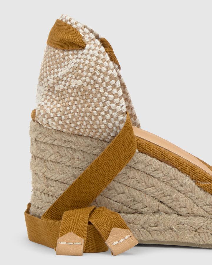 Castañer Calzado de Mujer estilo Pala Talon con Cuña de 7cm de altura | Castañer Grandes ahorros