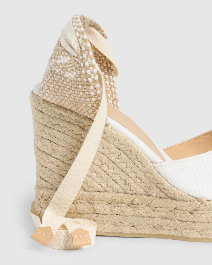 Castañer CASTAÑER ALPARGATAS CUÑA CARINA BLANCO MUJER – Castañer Outlet online