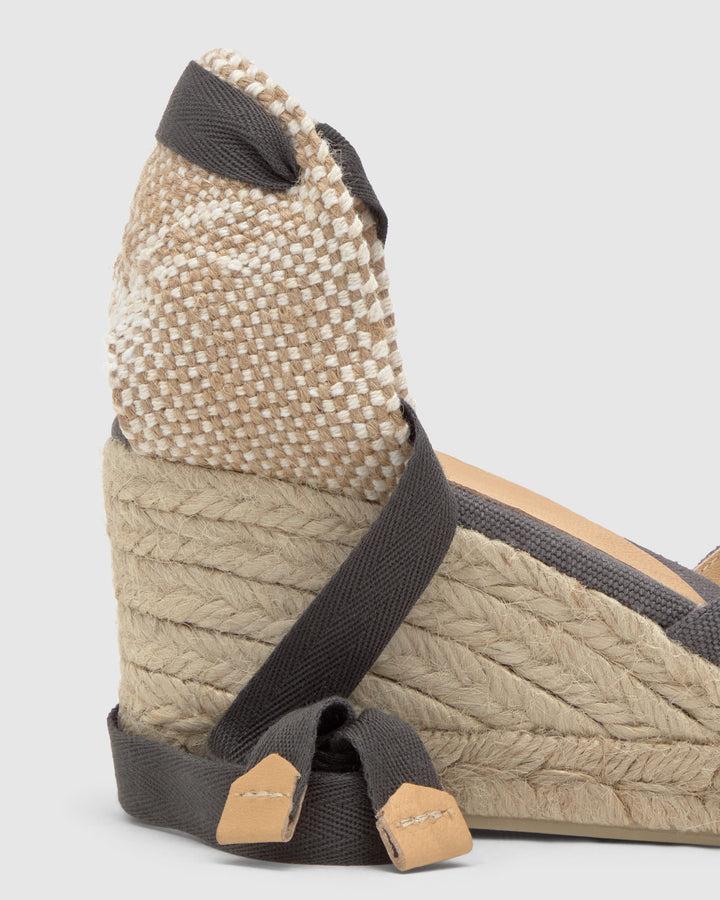Castañer Alpargata de Mujer estilo Sandalia con Cuña de 7cm de altura | Castañer Envío gratis