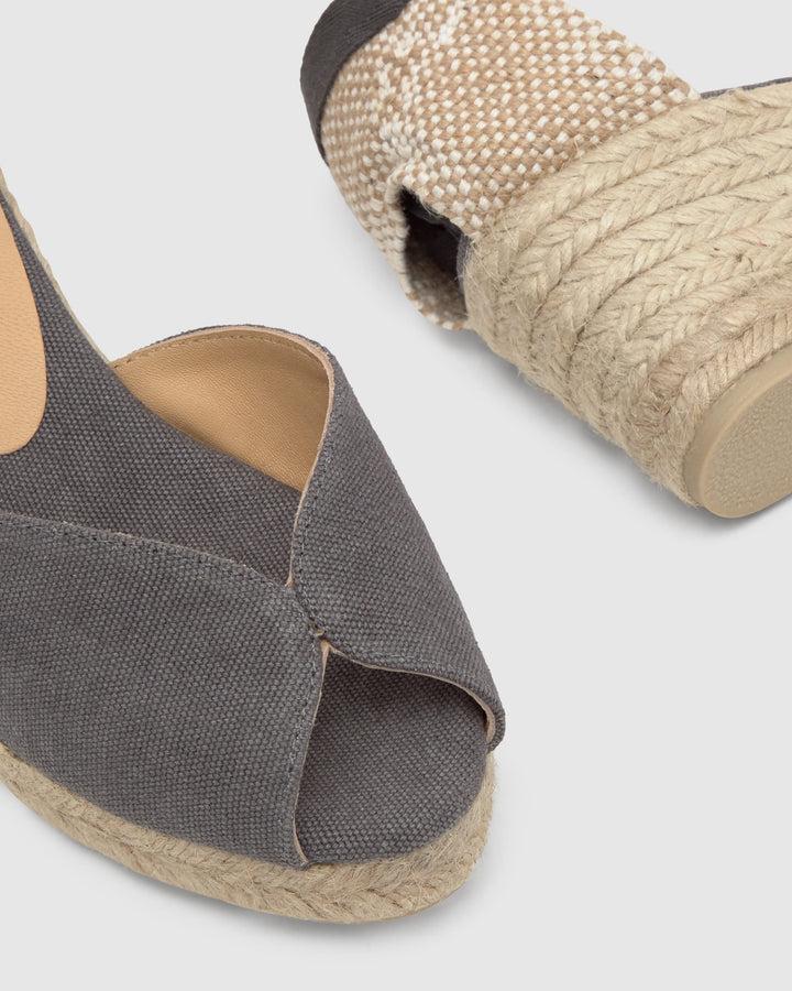 Castañer Alpargata de Mujer estilo Sandalia con Cuña de 7cm de altura | Castañer Envío gratis