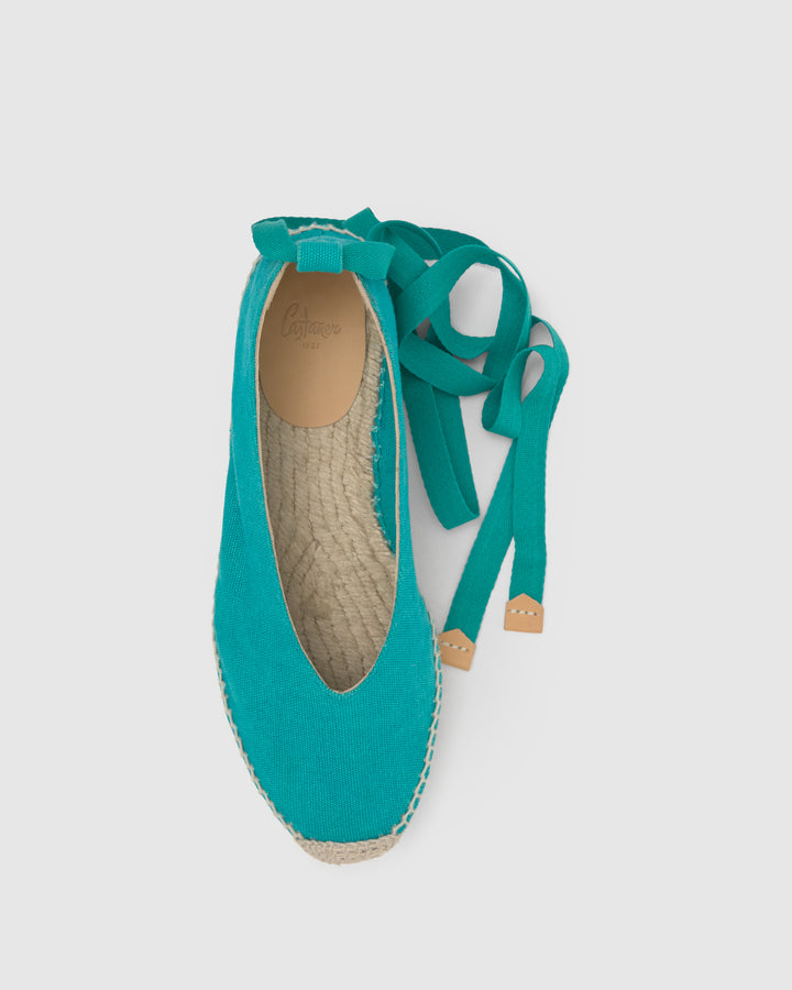 Castañer Alpargata de Mujer estilo Bailarina con Plana de 2cm de altura | Castañer COMPRAR AHORA
