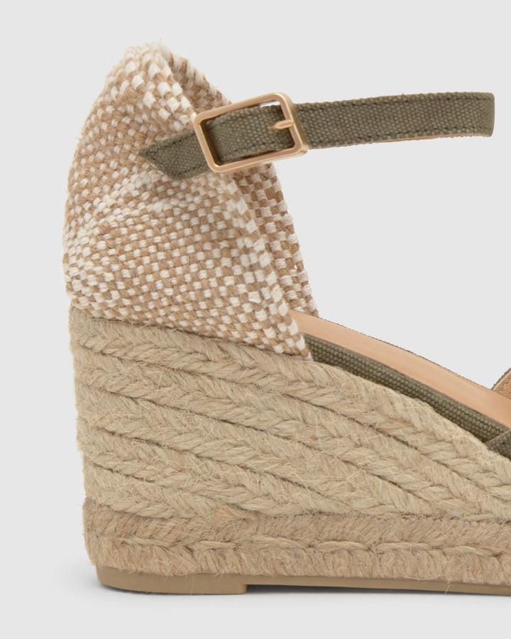 Castañer Calzado de Mujer estilo Sandalia con Cuña de 7cm de altura | Castañer Último día