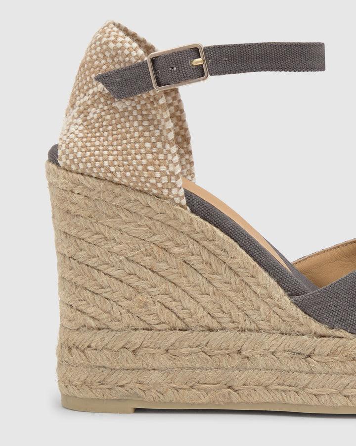 Castañer Calzado de Mujer estilo Pala Talon con Cuña de 11cm de altura | Castañer Promoción por tiempo limitado