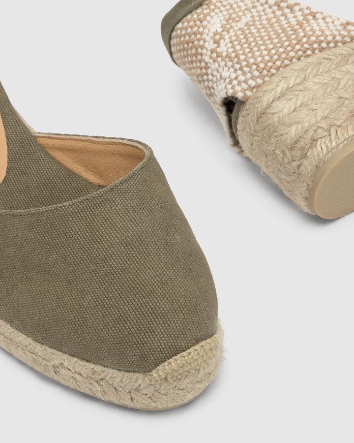Castañer Calzado de Mujer estilo Pala Talon con Cuña de 5cm de altura | Castañer Oferta especial de fábrica