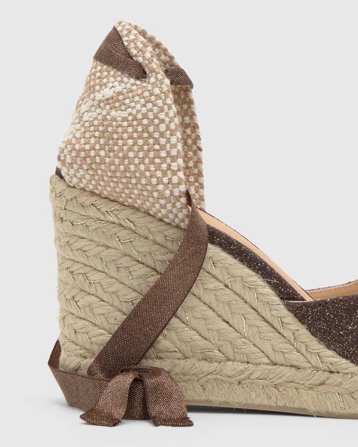 Castañer Calzado de Mujer estilo Pala Talon con Cuña de 9cm de altura | Castañer Liquidación