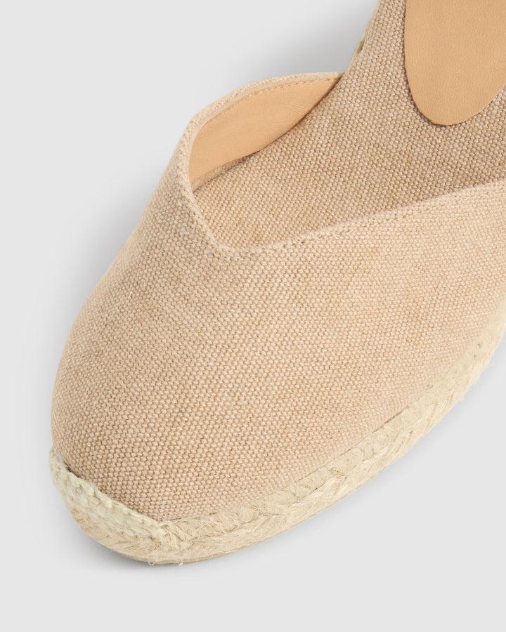 Castañer CASTAÑER ALPARGATAS CUÑA CHIARITA SAND MUJER – Castañer Ahorra y exporta