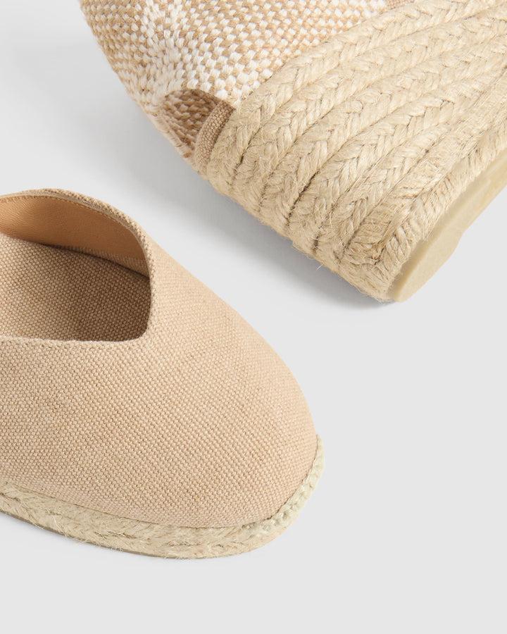 Castañer CASTAÑER ALPARGATAS CUÑA CHIARITA SAND MUJER – Castañer Ahorra y exporta