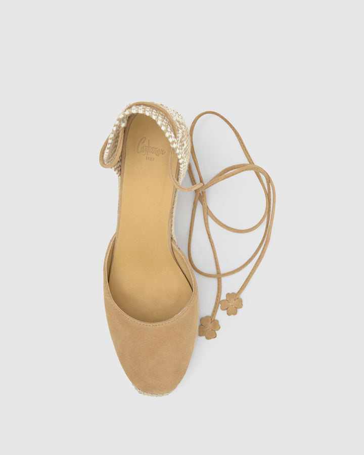 Castañer Calzado de Mujer estilo Pala Talon con Cuña de 7cm de altura | Castañer Última moda