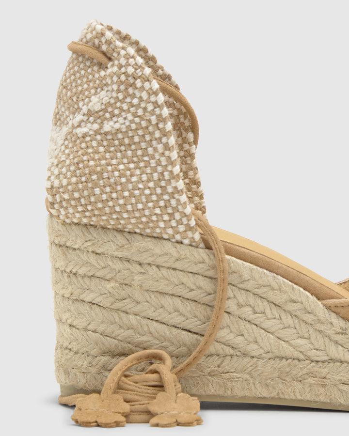 Castañer Calzado de Mujer estilo Pala Talon con Cuña de 7cm de altura | Castañer Última moda