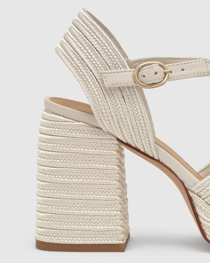 Castañer Calzado de Mujer estilo Sandalia con Tacón de 10cm de altura | Castañer Liquidación
