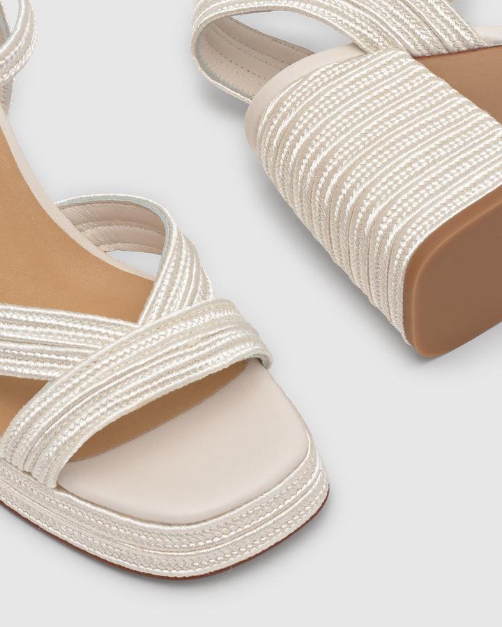 Castañer Calzado de Mujer estilo Sandalia con Tacón de 10cm de altura | Castañer Liquidación