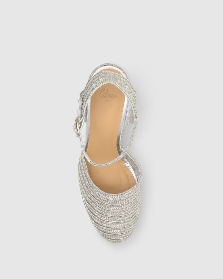Castañer Calzado de Mujer estilo Pala Talon con Bloque de 9cm de altura | Castañer Mejor oferta