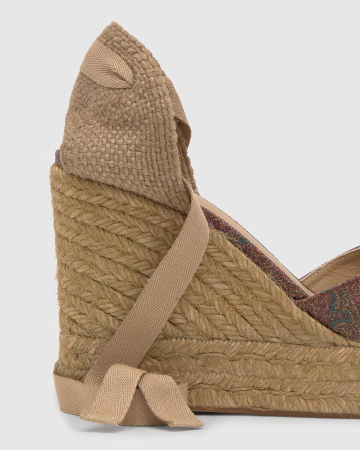 Castañer Calzado de Mujer estilo Pala Talon con Cuña de 11cm de altura | Castañer Promoción por tiempo limitado