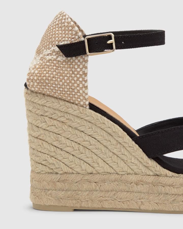 Castañer Alpargata de Mujer estilo Sandalia con Cuña de 11cm de altura | Castañer Solo hoy